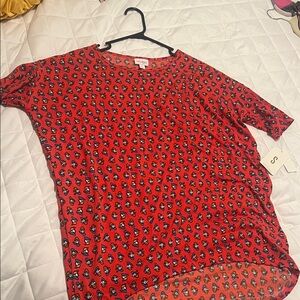 Disney Donald Duck Lularoe Irma Top